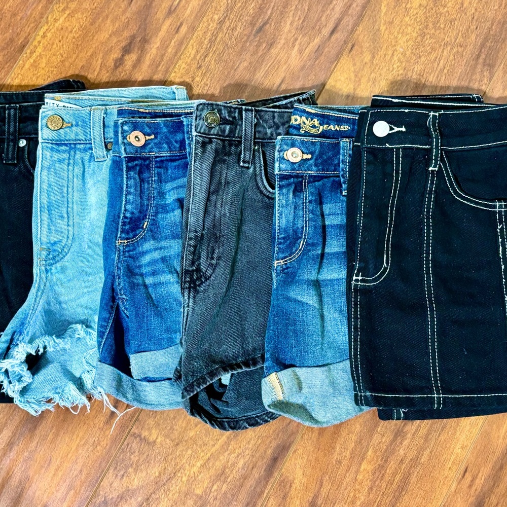 6 piece DENIM SHORT BUNDLE